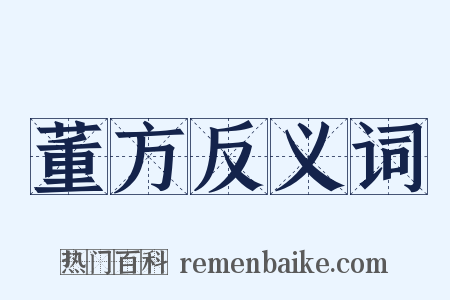 董方反义词是什么意思的图片